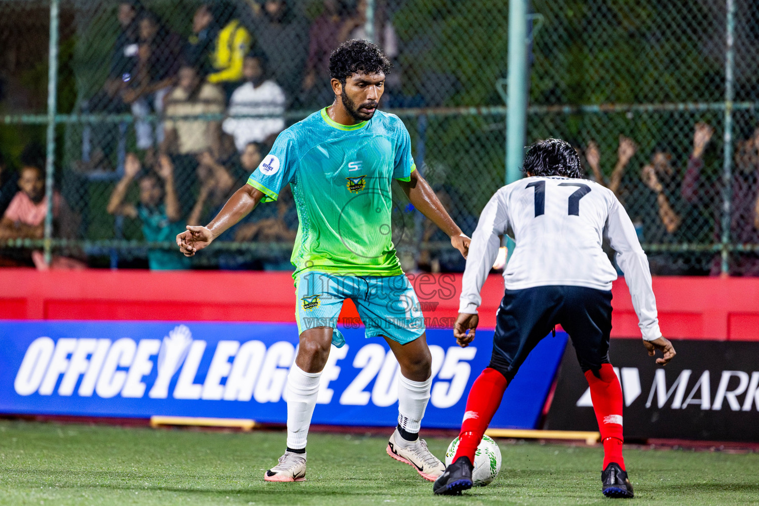 WAMCO vs Club Veliga in Day 6 of Office League 2025 was held on Monday, 21st April 2025 in Hulhumale', Maldives. Photos: Nausham Waheed / images.mv