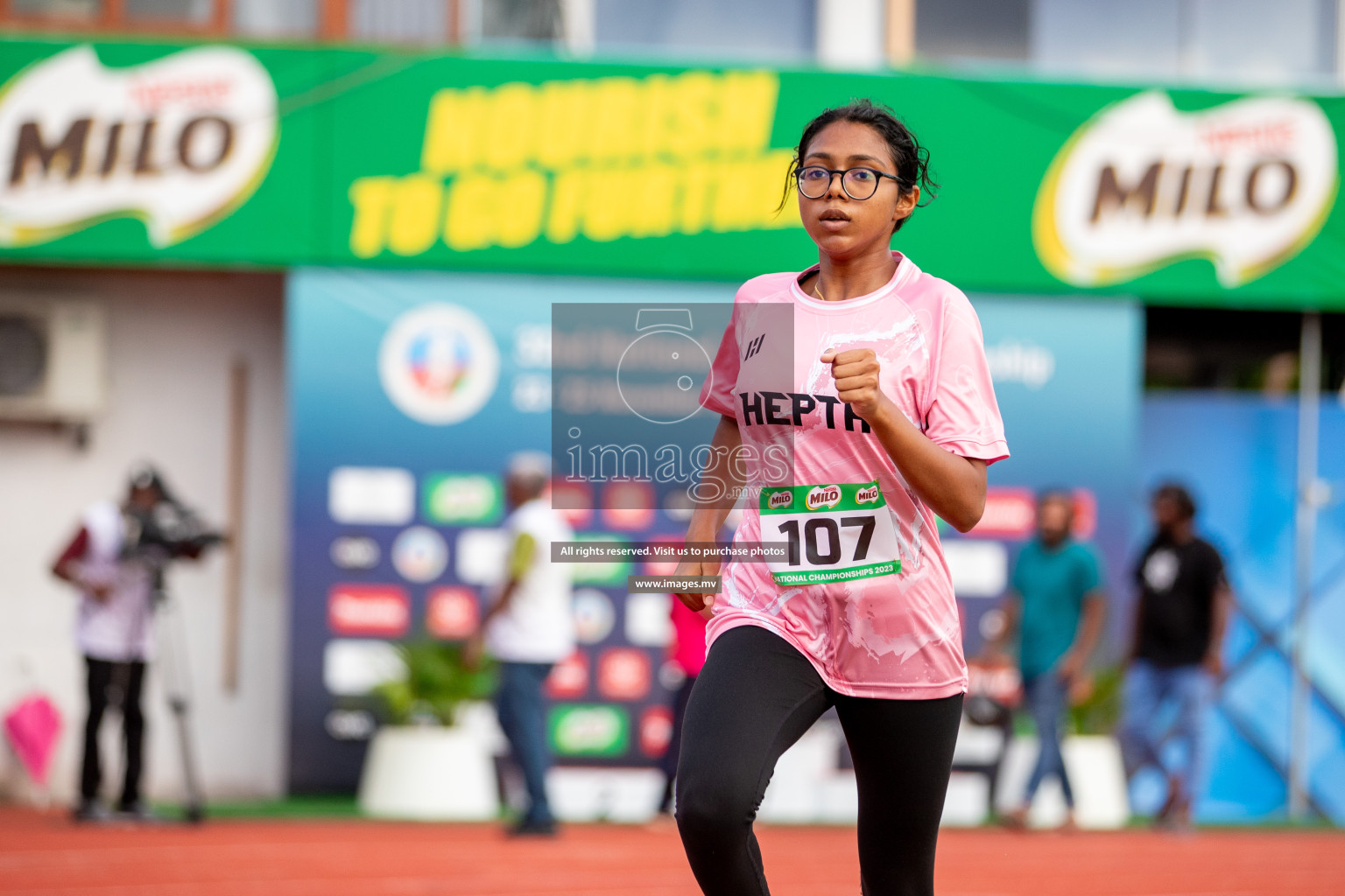 Day 2 of National Athletics Championship 2023 was held in Ekuveni Track at Male', Maldives on Friday, 24th November 2023. Photos: Hassan Simah / images.mv