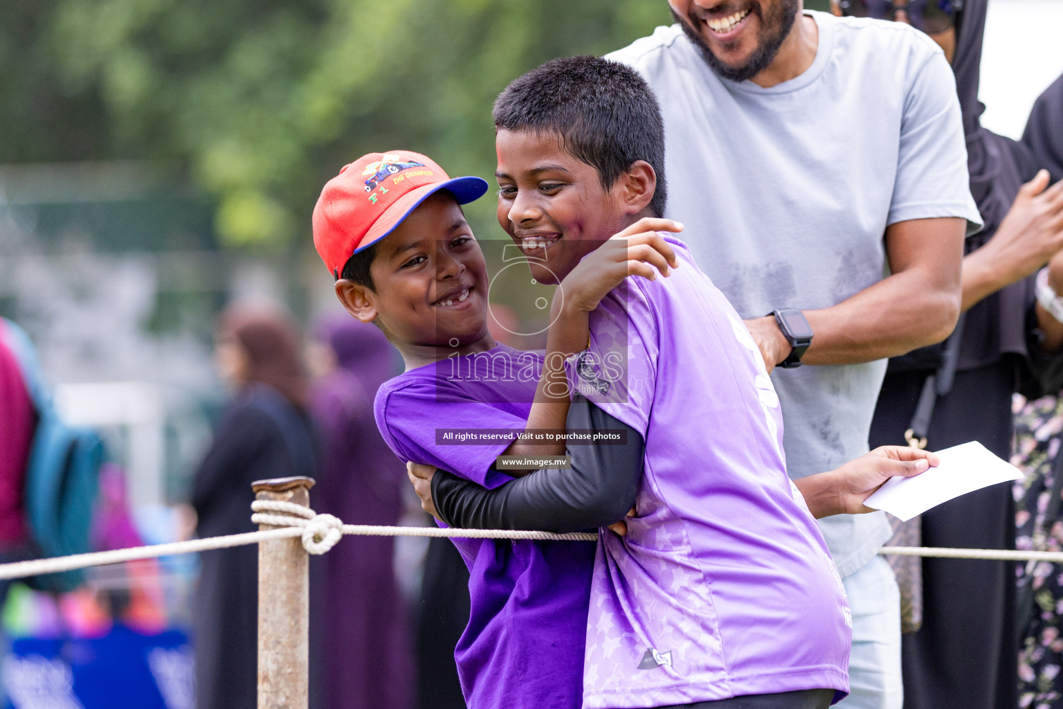 Day 1 of Milo kids football fiesta, held in Henveyru Football Stadium, Male', Maldives on Wednesday, 11th October 2023 Photos: Nausham Waheed/ Images.mv