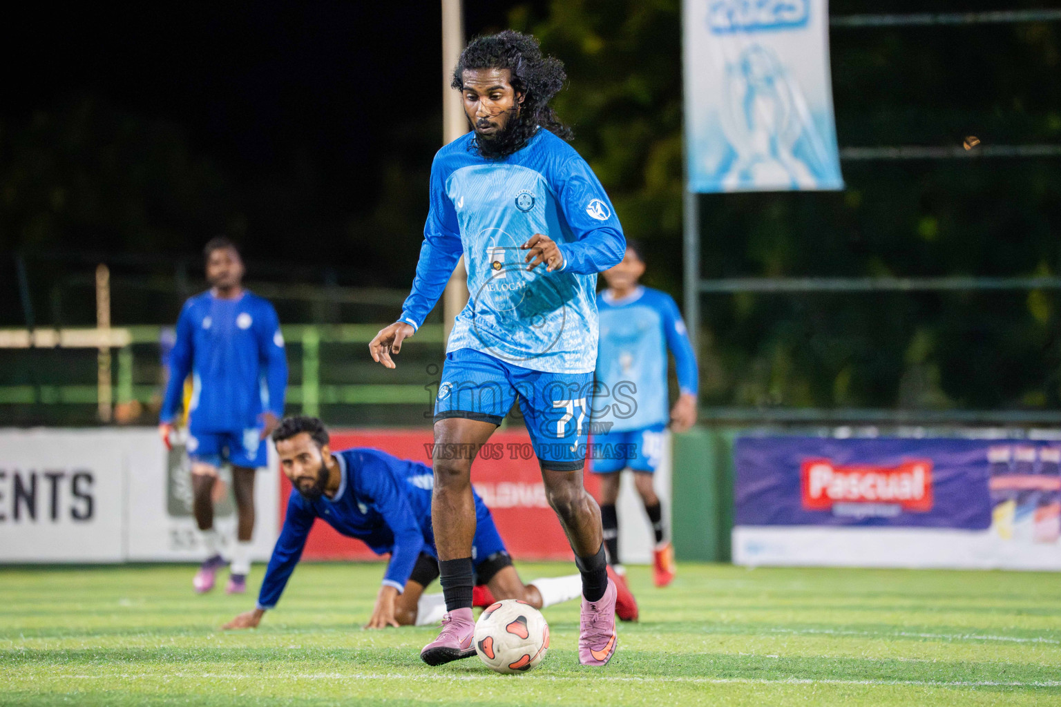 Foemathi VS Laamu Blues in Day 3 - Fonadhoo Youth Futsal Challenge 2025 held in Fonadhoo Futsal Stadium, L. Fonadhoo, Maldives on Tuesdat, 28th October 2025 Photos: Arif Rasheed / images.mv