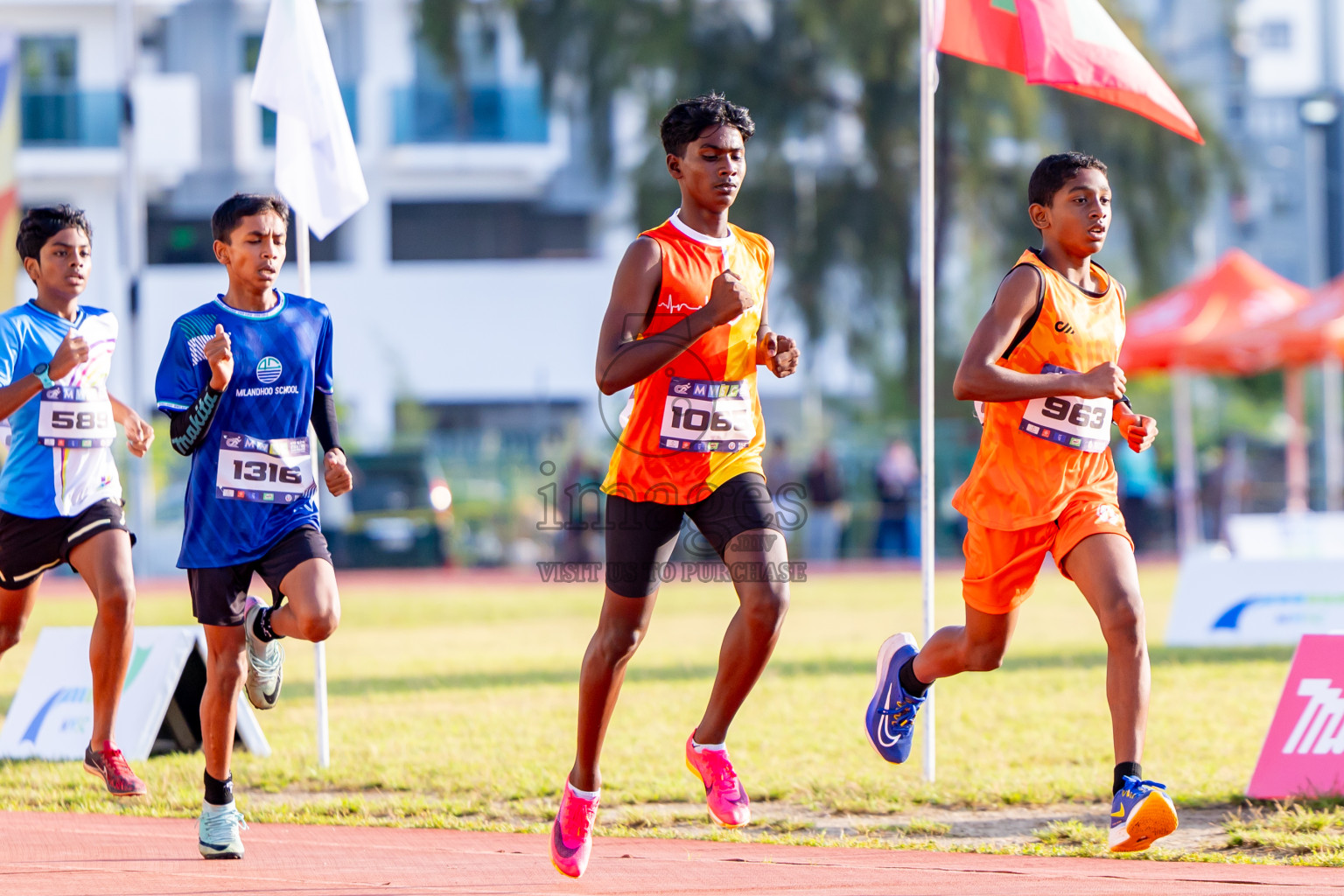 Day 4 of MWSC Interschool Athletics Championships 2024 held in Hulhumale Running Track, Hulhumale, Maldives on Tuesday, 12th November 2024. Photos by: Nausham Waheed / Images.mv