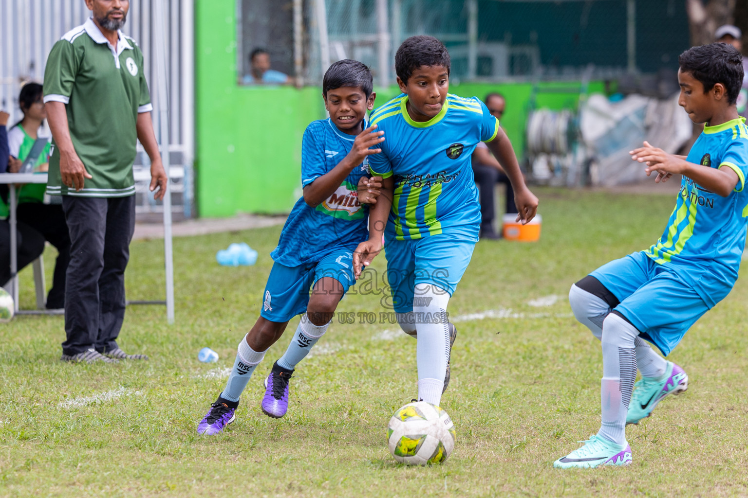 Day 2 of MILO Academy Championship 2024 - U12 was held at Henveiru Grounds in Male', Maldives on Friday, 5th July 2024. Photos: Mohamed Mahfooz Moosa / images.mv
