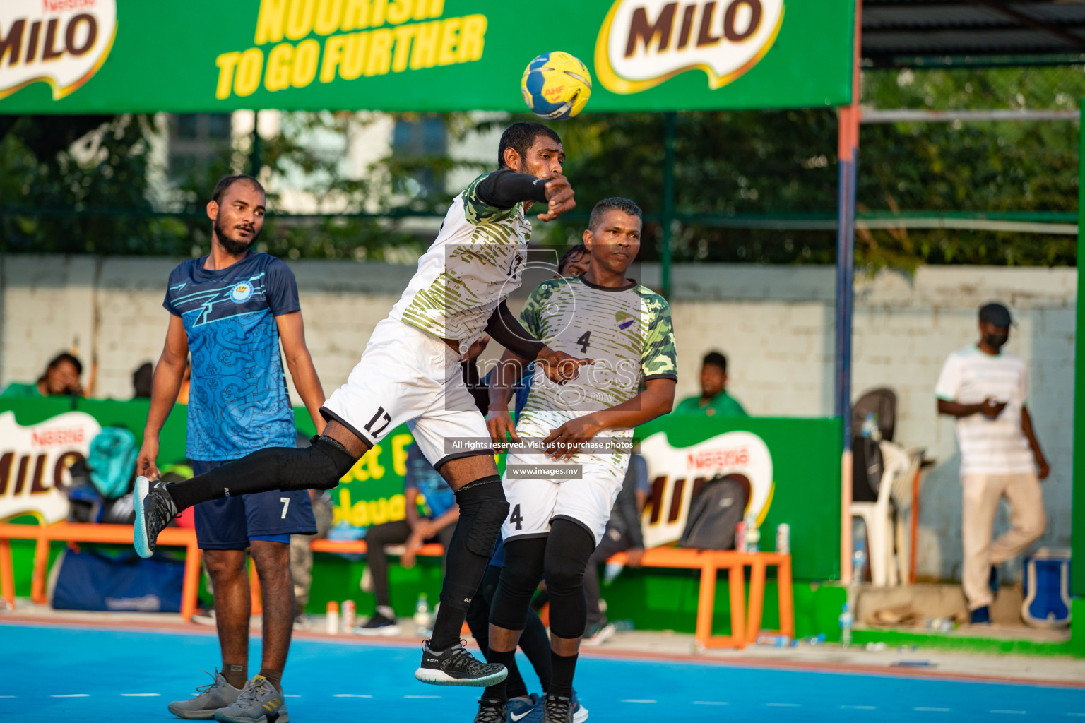 Milo 8th National Handball Tournament Day 4, 18th December 2021, at Handball Ground, Male', Maldives. Photos by Hassan Simah