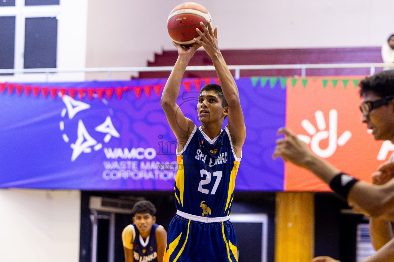 Sri Lanka vs Bangladesh in Day 2 of Under 16 Asian Cup SABA Qualifiers 2025 was held in Social Center, Male', Maldives on Friday, 13th June 2025. Photos: Nausham Waheed / images.mv