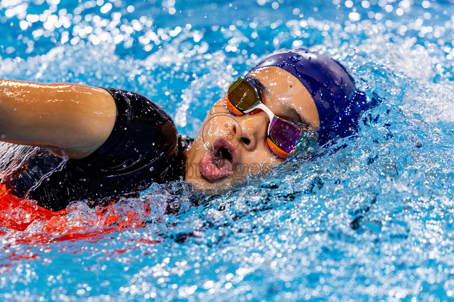 Day 3 of National Swimming Competition 2024 held in Hulhumale', Maldives on Sunday, 15th December 2024. Photos: Nausham Waheed/ images.mv