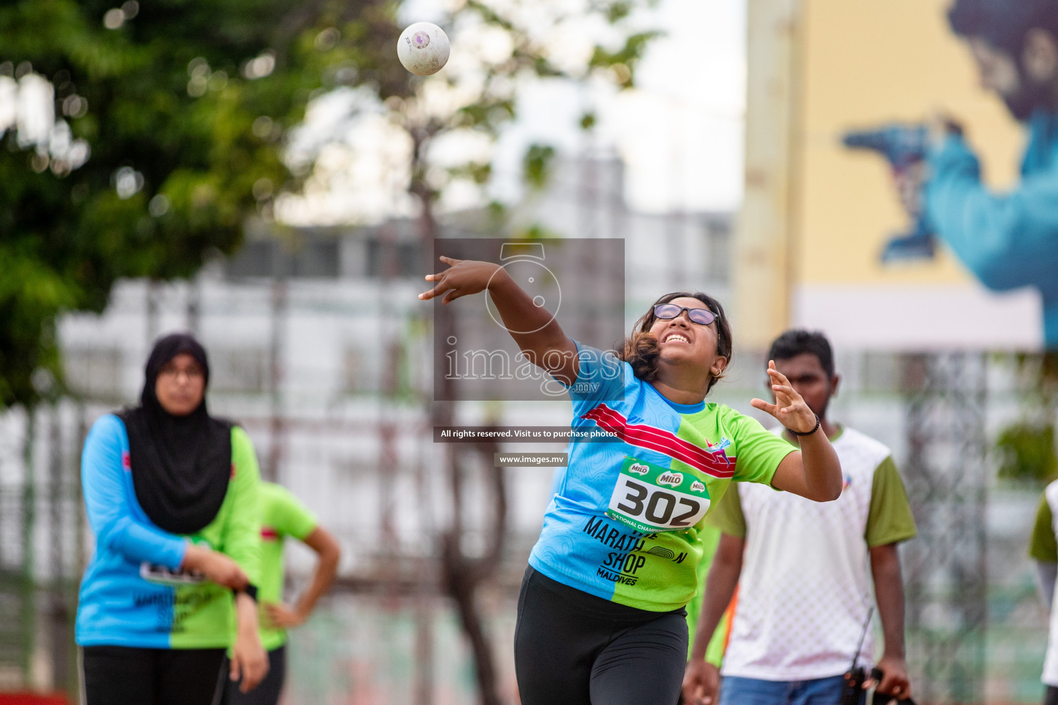 Day 2 of National Athletics Championship 2023 was held in Ekuveni Track at Male', Maldives on Friday, 24th November 2023. Photos: Hassan Simah / images.mv