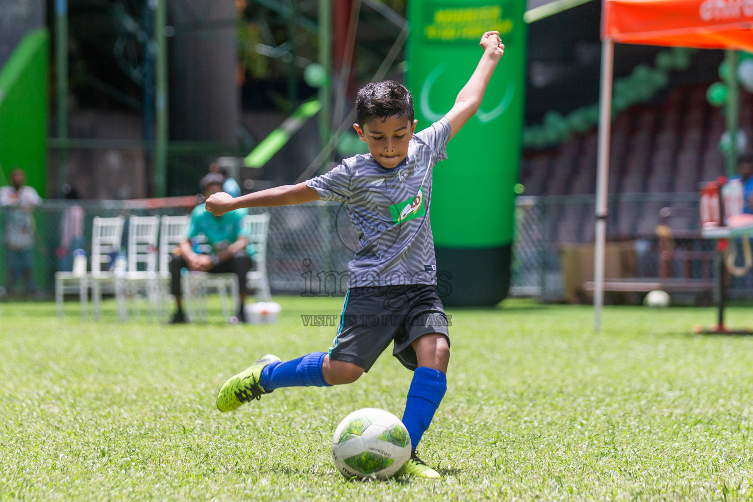 Day 2 of MILO Kids Football Fiesta was held at National Stadium in Male', Maldives on Saturday, 24th February 2024.