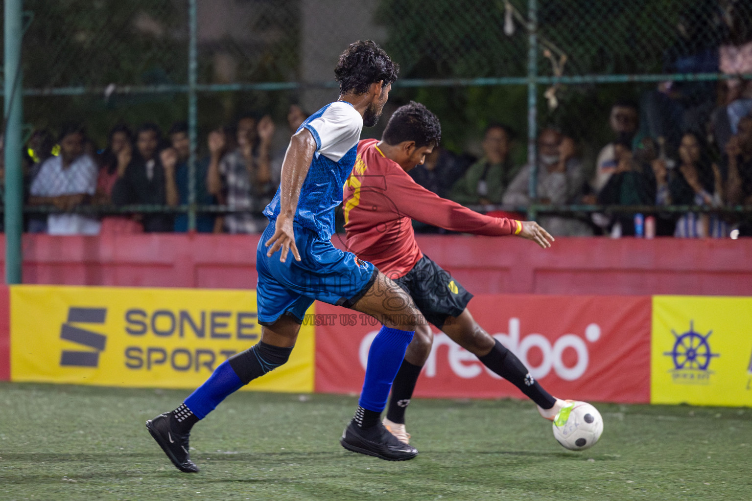 M Mulak vs Dh Kudahuvadhoo on Day 32 of Golden Futsal Challenge 2024, held on Saturday, 17th February 2024 in Hulhumale', Maldives 
Photos: Mohamed Mahfooz Moosa / images.mv