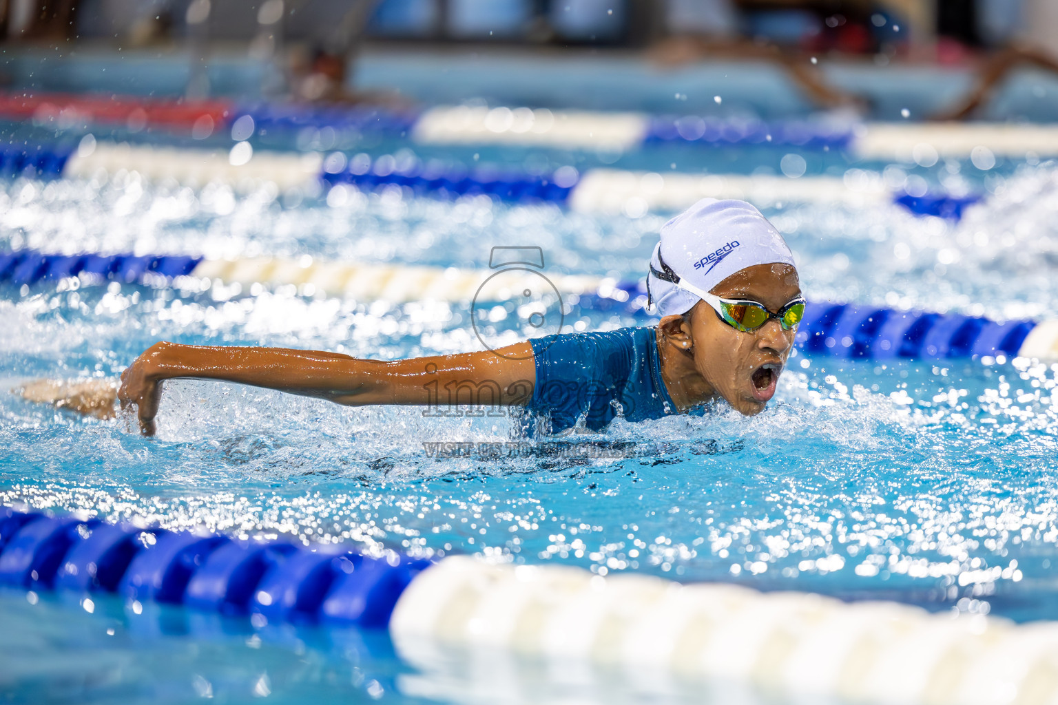 Day 2 of 20th BML Inter-school Swimming Competition 2024 held in Hulhumale', Maldives on Sunday, 13th October 2024. Photos: Ismail Thoriq / images.mv