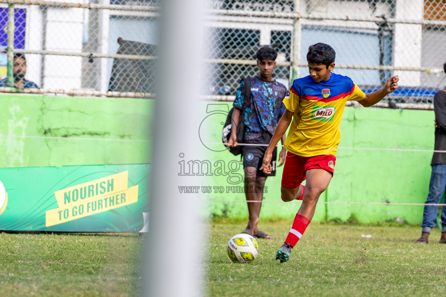 Day 2 of MILO Academy Championship 2024 held in Henveyru Stadium, Male', Maldives on Thursday, 1st November 2024. Photos:Hassan Simah / Images.mv