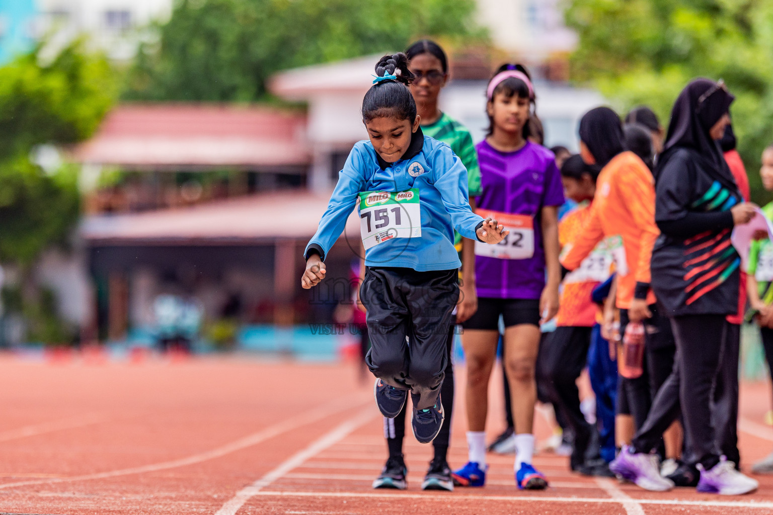 Day 4 of Inter-school Athletics Championship 2025 held in Ekuveni Synthetic Track, Male', Maldives on Thursday, 09th October 2025. Photos by: Areef Adam / Images.mv
