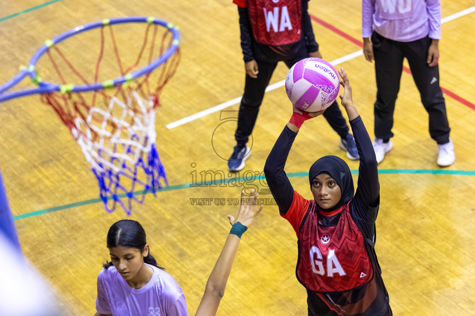 Day 12 of 26th Inter-School Netball Tournament 2025 was held in Social Center Indoor Hall on Thursday, 30th October 2025. Photos: Ismail Thoriq / images.mv