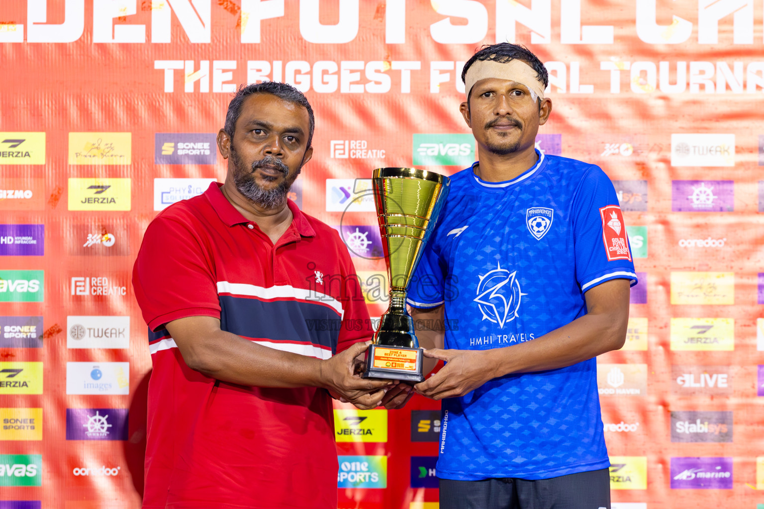 AA Mathiveri vs ADh Mahibadhoo in Zone 4 Final on Day 38 of Golden Futsal Challenge 2025 was held on Wednesday, 12th February 2025 in Hulhumale', Maldives. Photos: Ismail Thoriq / images.mv