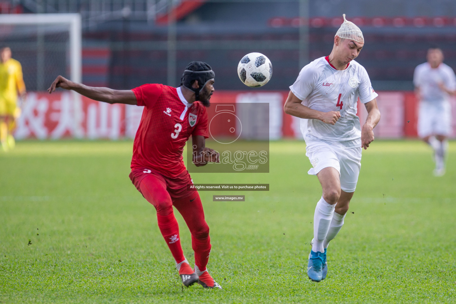 Maldives vs Philliphines  in FIFA World Cup Qatar 2022 & AFC Asian Cup China 2023 Qualifier on 14th November 2019 in Male, Maldives Photos: Suadhu Abdul Sattar & Ismail Thoriq/images.mv