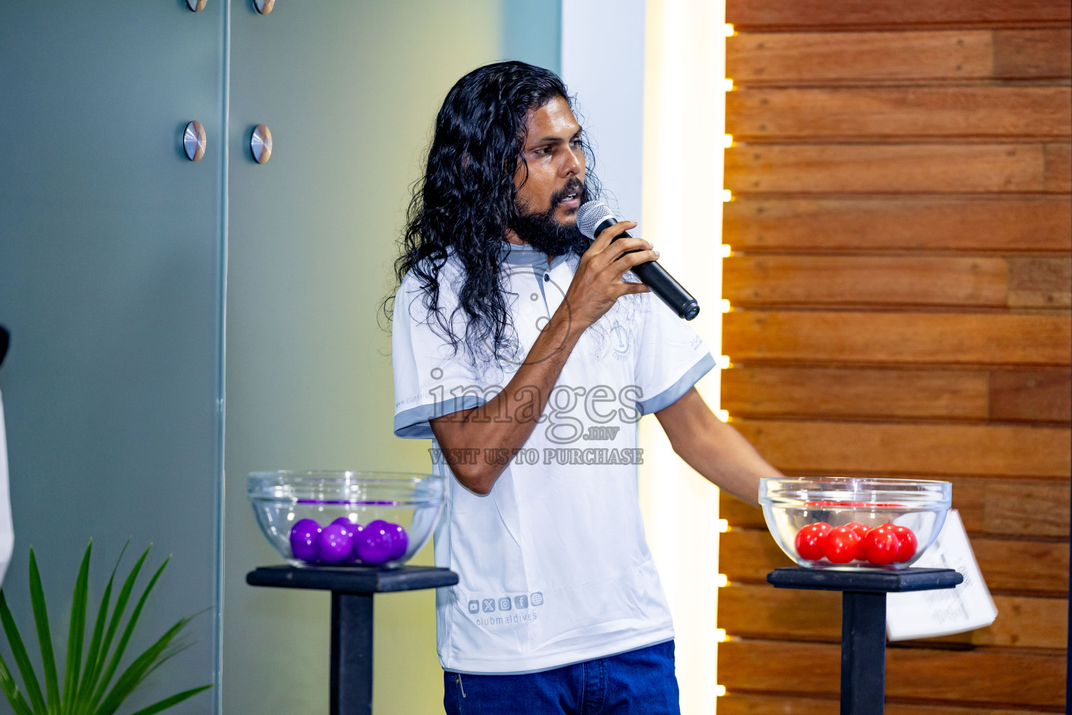 Draw Ceremony of Club Maldives 2024 held in Hulhumale', Maldives on Wednesday, 28th August 2024. Photos: Nausham Waheed / images.mv