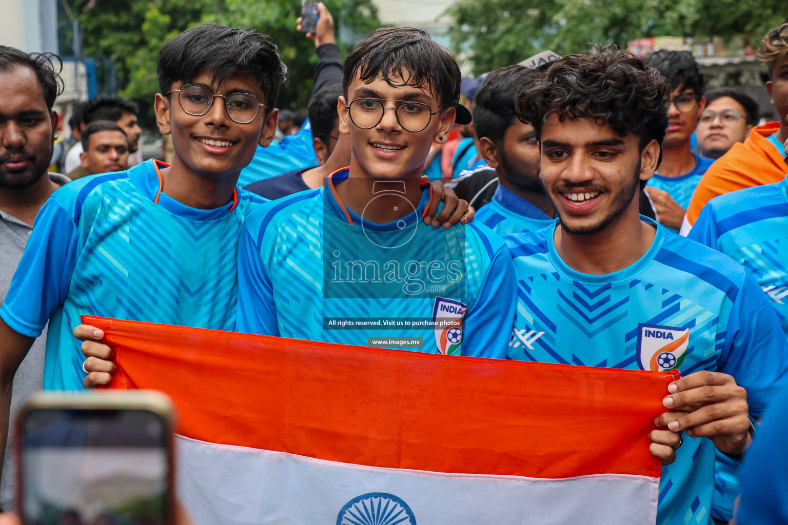 Kuwait vs India in the Final of SAFF Championship 2023 held in Sree Kanteerava Stadium, Bengaluru, India, on Tuesday, 4th July 2023. Photos: Nausham Waheed / images.mv