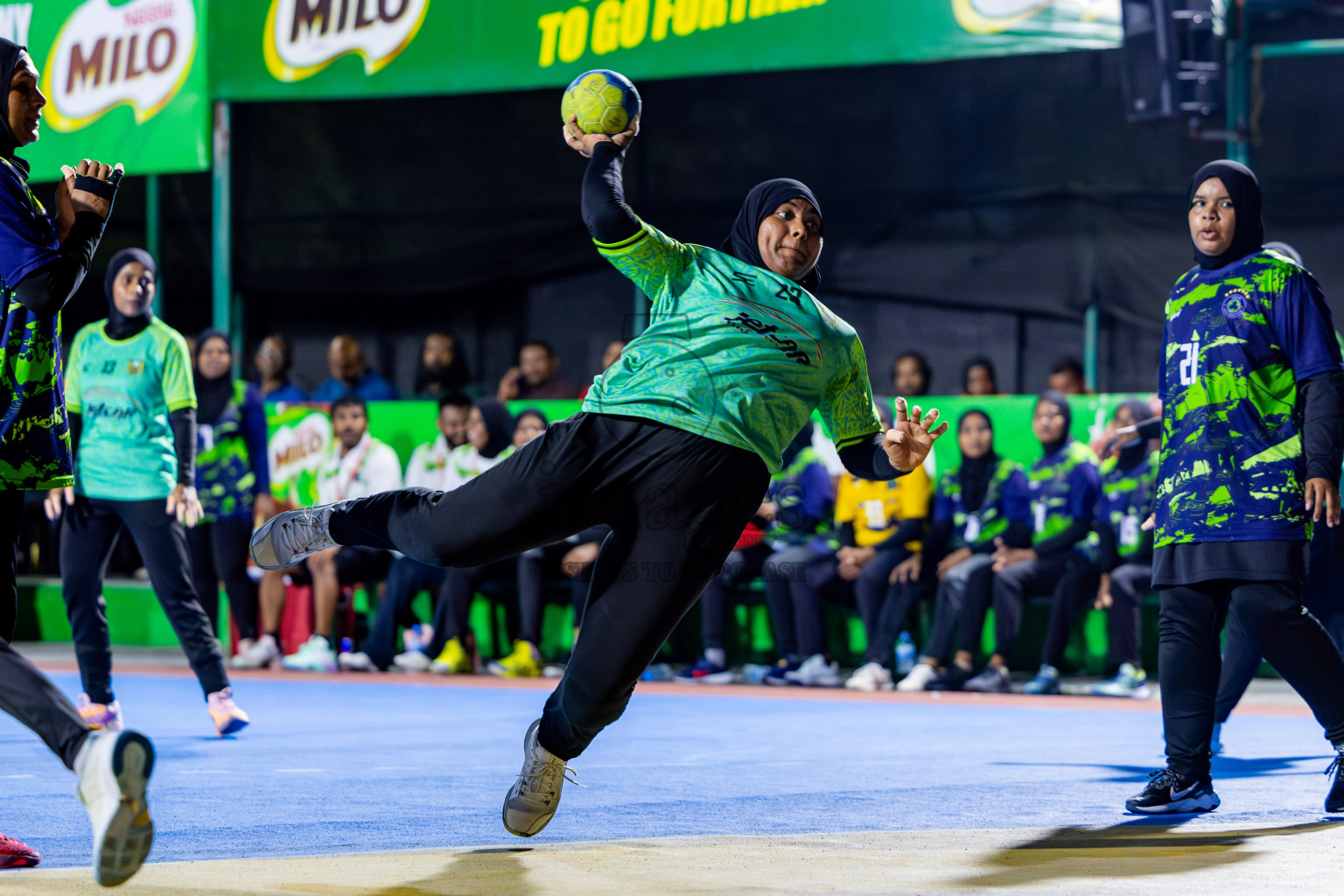 1st Division Final of 8th Inter-Office/Company Handball Tournament 2024, held in Handball ground, Male', Maldives on Tuesday, 11th September 2024 Photos: Nausham Waheed/ Images.mv