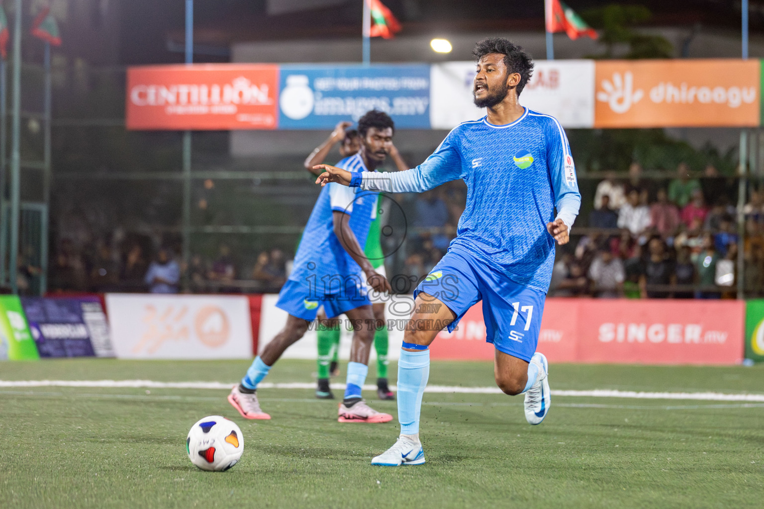 CLUB HDC vs CLUB FEN in Club Maldives Cup 2024 held in Rehendi Futsal Ground, Hulhumale', Maldives on Monday, 23rd September 2024. 
Photos: Mohamed Mahfooz Moosa / images.mv