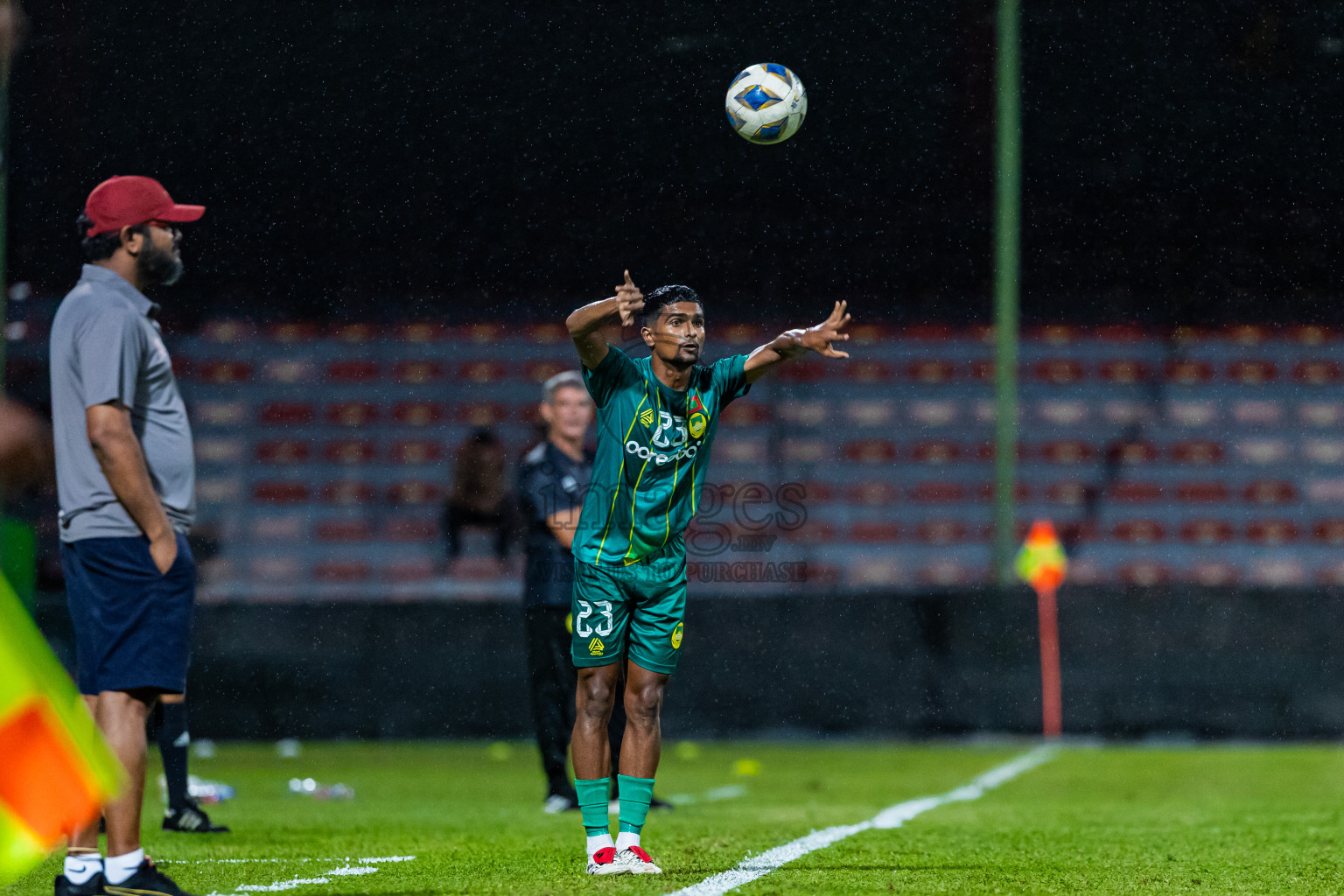 Maziya Sports & Recreation vs TC Sports Club in Dhivehi Premier League 2025/26 held in National Football Stadium, Male', Maldives on Wednesday, 24th September 2025. Photos: Areef Adam / Images.mv