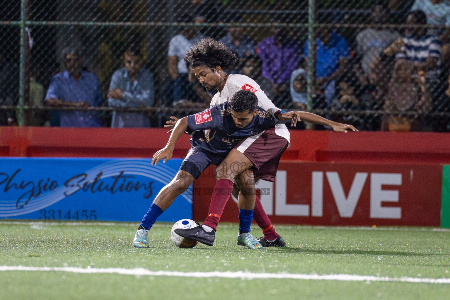 S. Maradhofeydhoo vs S. Hulhudhoo in Day 12 of Golden Futsal Challenge 2025 was held on Thursday, 16th January 2025, in Hulhumale', Maldives Photos: Mohamed Mahfooz Moosa / images.mv