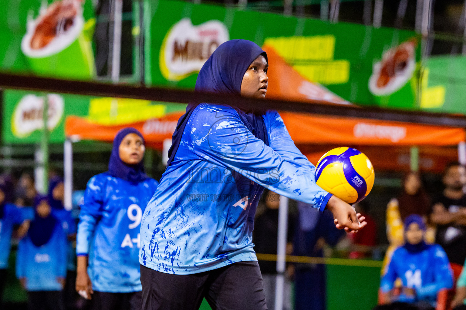 Day 13 of Interschool Volleyball Tournament 2024 was held in Ekuveni Volleyball Court at Male', Maldives on Thursday, 5th December 2024. Photos: Nausham Waheed / images.mv