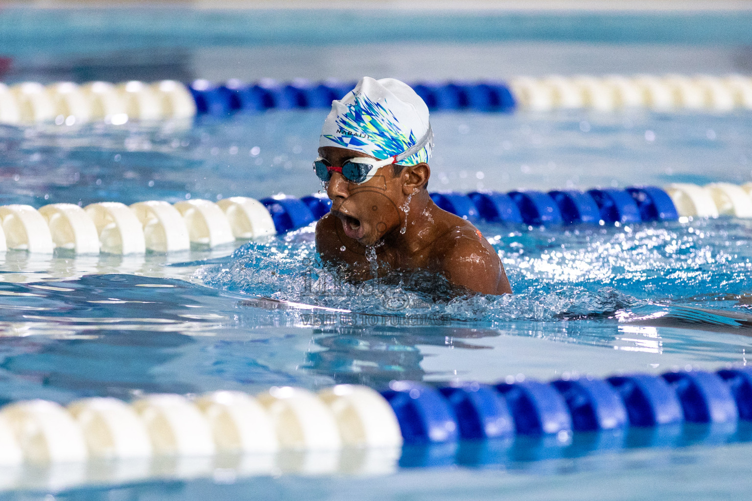 Day 7 of 4th National Kids Swimming Festival 2023 on 7th December 2023, held in Hulhumale', Maldives Photos: Mohamed Mahfooz Moosa / Images.mv