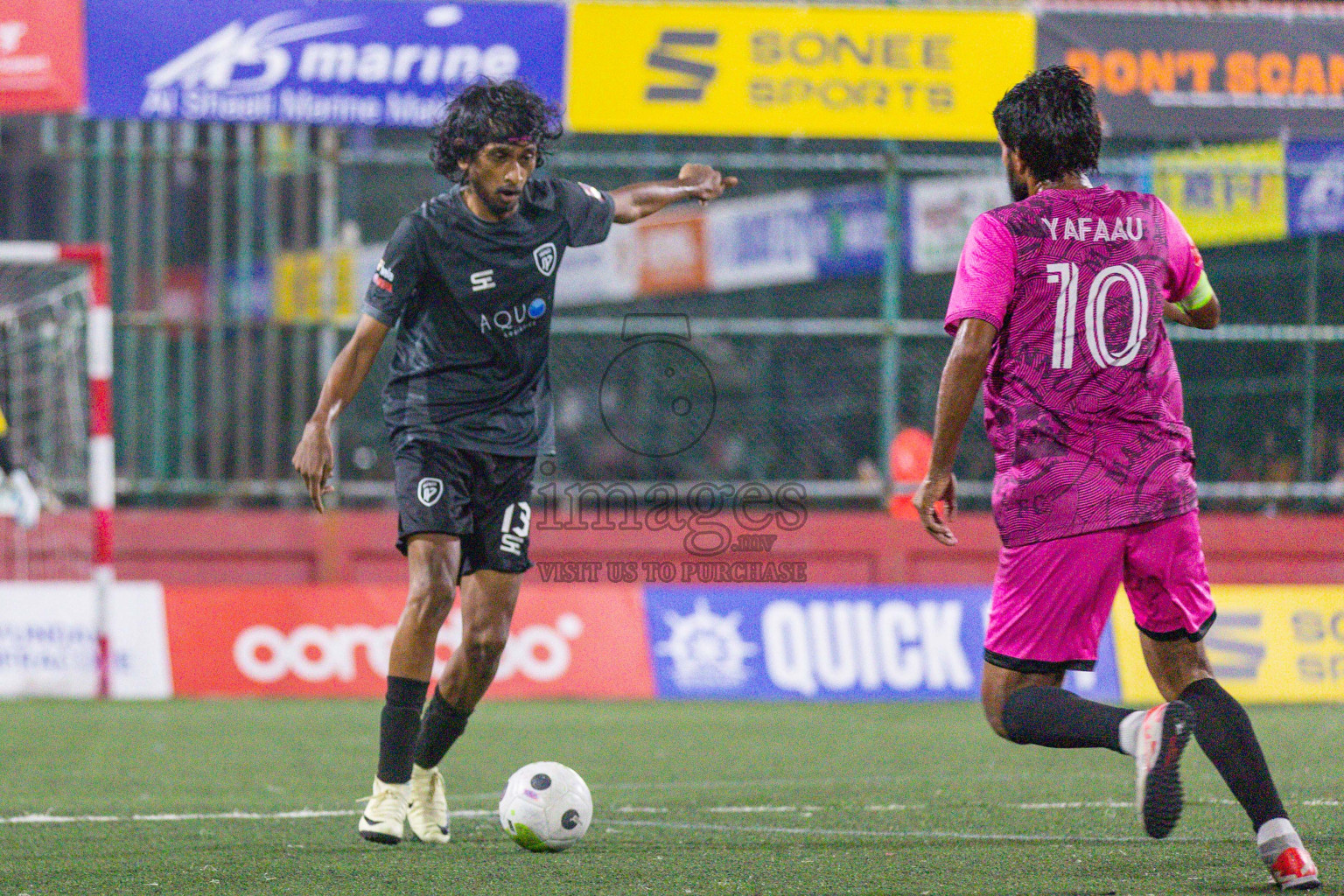 Machchangoalhi vs Maafannu on Day 34 of Golden Futsal Challenge 2024 was held on Monday, 19th February 2024, in Hulhumale', Maldives
Photos: Ismail Thoriq / images.mv