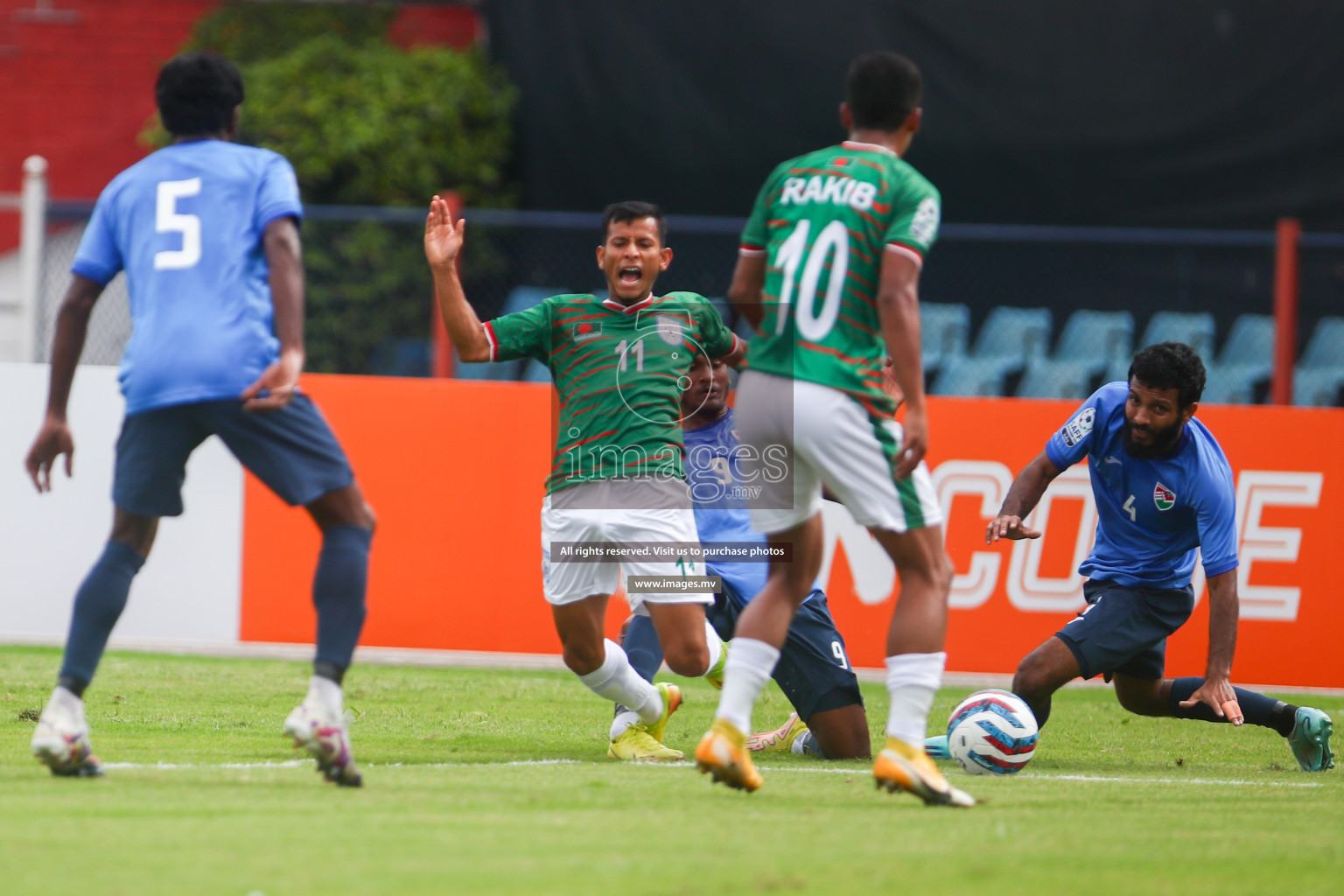 Bangladesh vs Maldives in SAFF Championship 2023 held in Sree Kanteerava Stadium, Bengaluru, India, on Saturday, 25th June 2023. Photos: Nausham Waheed, Hassan Simah / images.mv