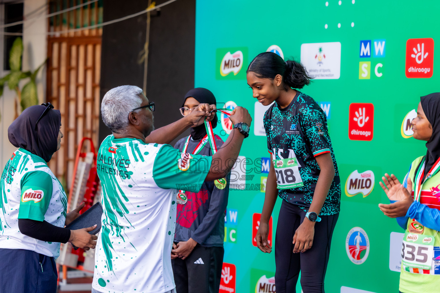 Day 1 of 12th Milo Association Championships was held in Ekuveni Track at Male', Maldives on Thursday, 24th April 2025. Photos: Nausham Waheed / images.mv