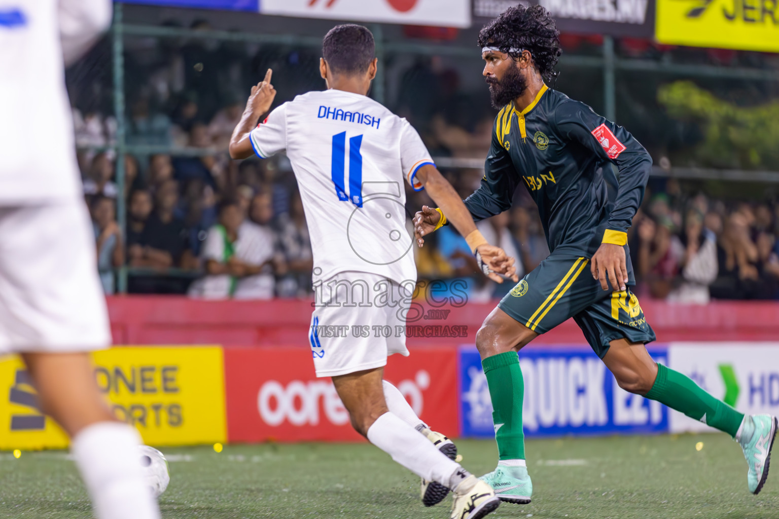 Dhanimagu vs S Hthadhoo in Zone  Final on Day 389 of Golden Futsal Challenge 2024 which was held on Saturday, 24th February 2024, in Hulhumale', Maldives Photos: Ismail Thoriq / images.mv