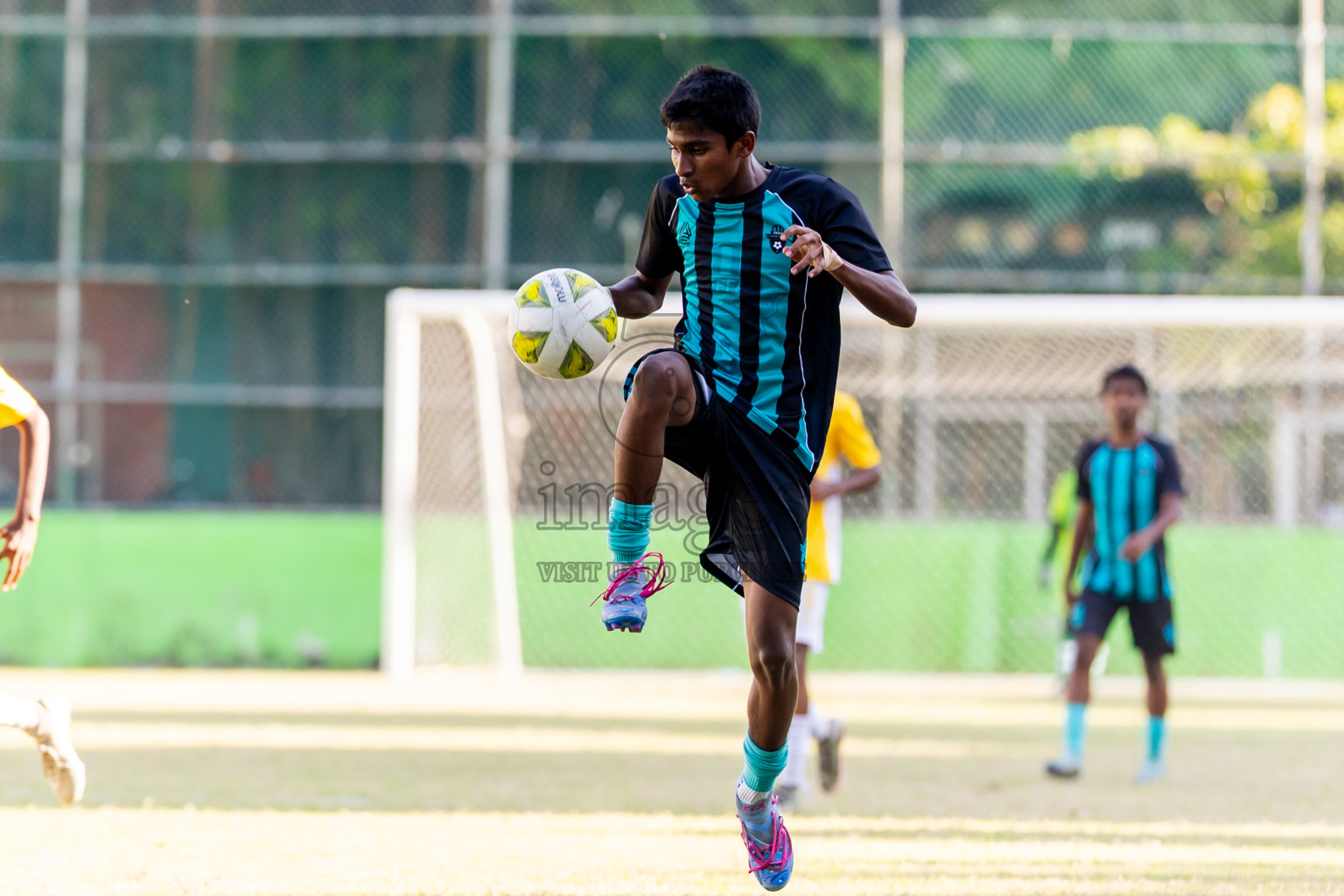 Day 5 of MILO Academy Championship 2025 (U14) was held on Monday, 3rd November 2025 at Henveiru Football Grounds, Male', Maldives . Photos: Nausham Waheed / images.mv