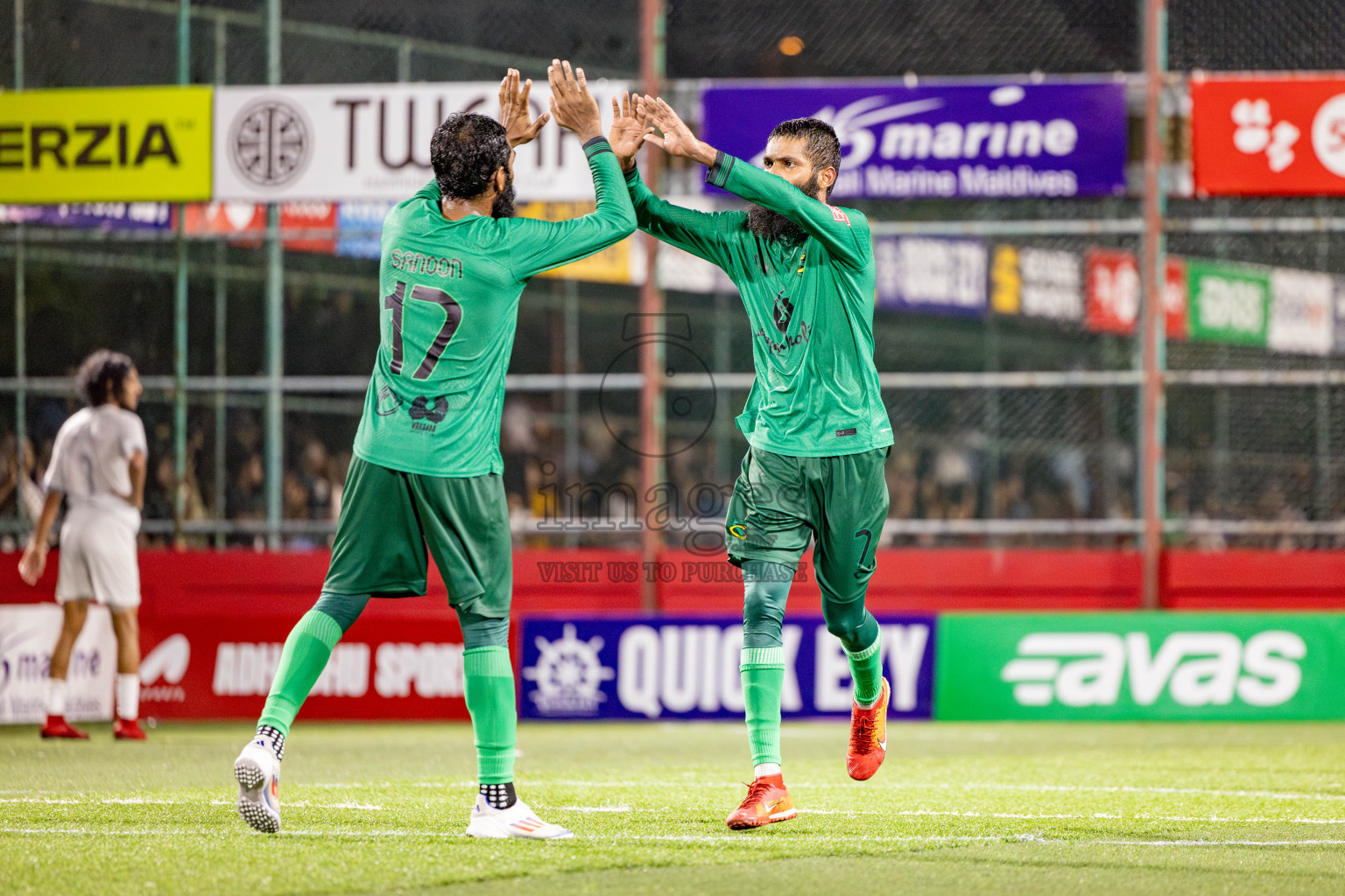 HA. Vashfaru vs HA. Utheemu in Day 1 of Golden Futsal Challenge 2025 on Sunday, 5th January 2025, in Hulhumale', Maldives 
Photos: Nausham Waheed / images.mv