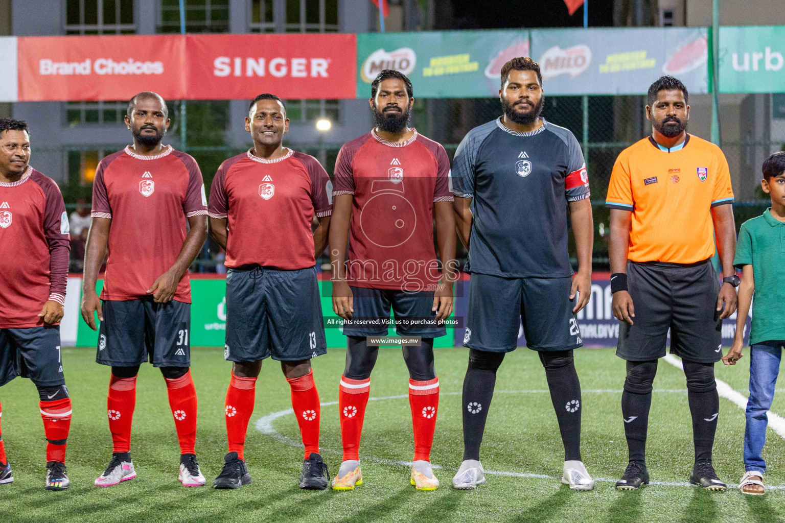 President's Office SC vs Club 220 in Club Maldives Cup Classic 2023 held in Hulhumale, Maldives, on Monday, 24th July 2023. Photos: Ismail Thoriq / images.mv