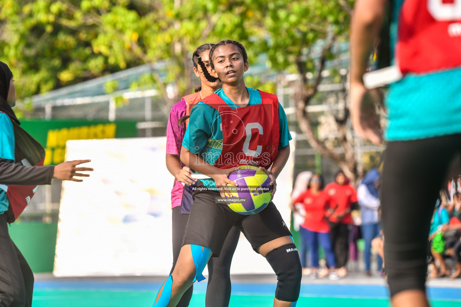 Final of Junior Netball Championship 2022 held in Male', Maldives on 19th March 2022. Photos by Nausham Waheed