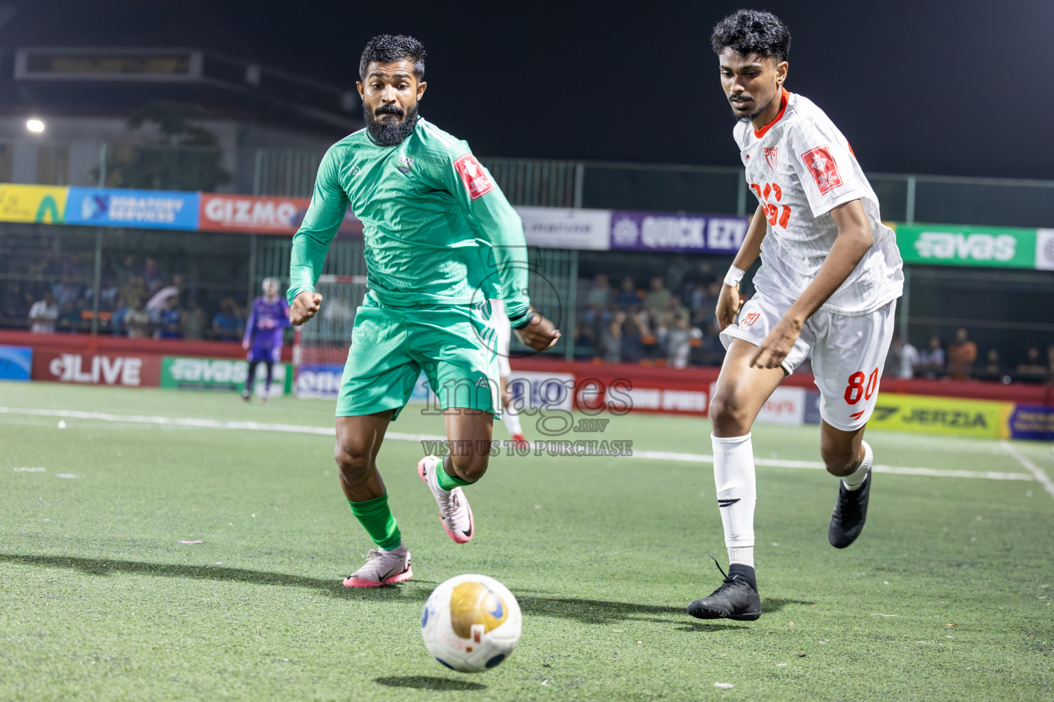 GA Dhaandhoo vs GA Kanduhulhudhoo in Day 8 of Golden Futsal Challenge 2025 was held on Sunday, 12th January 2025, in Hulhumale', Maldives
Photos: Ismail Thoriq / images.mv