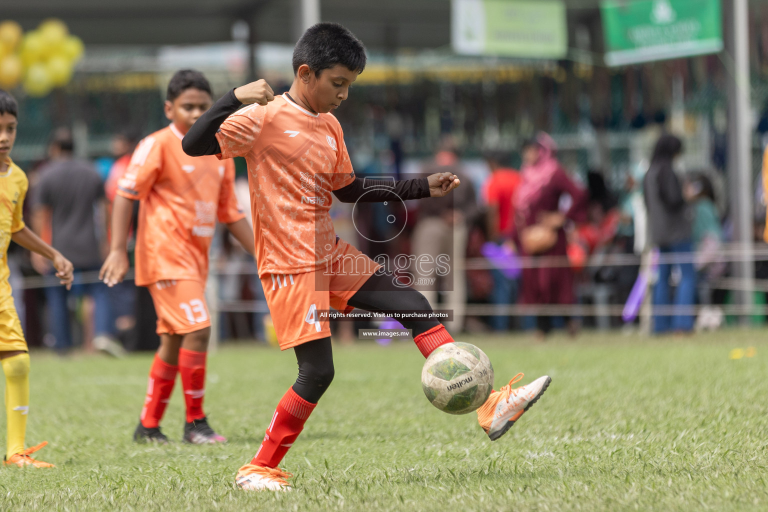 Day 1 of Nestle kids football fiesta, held in Henveyru Football Stadium, Male', Maldives on Wednesday, 11th October 2023 Photos: Shut Abdul Sattar/ Images.mv