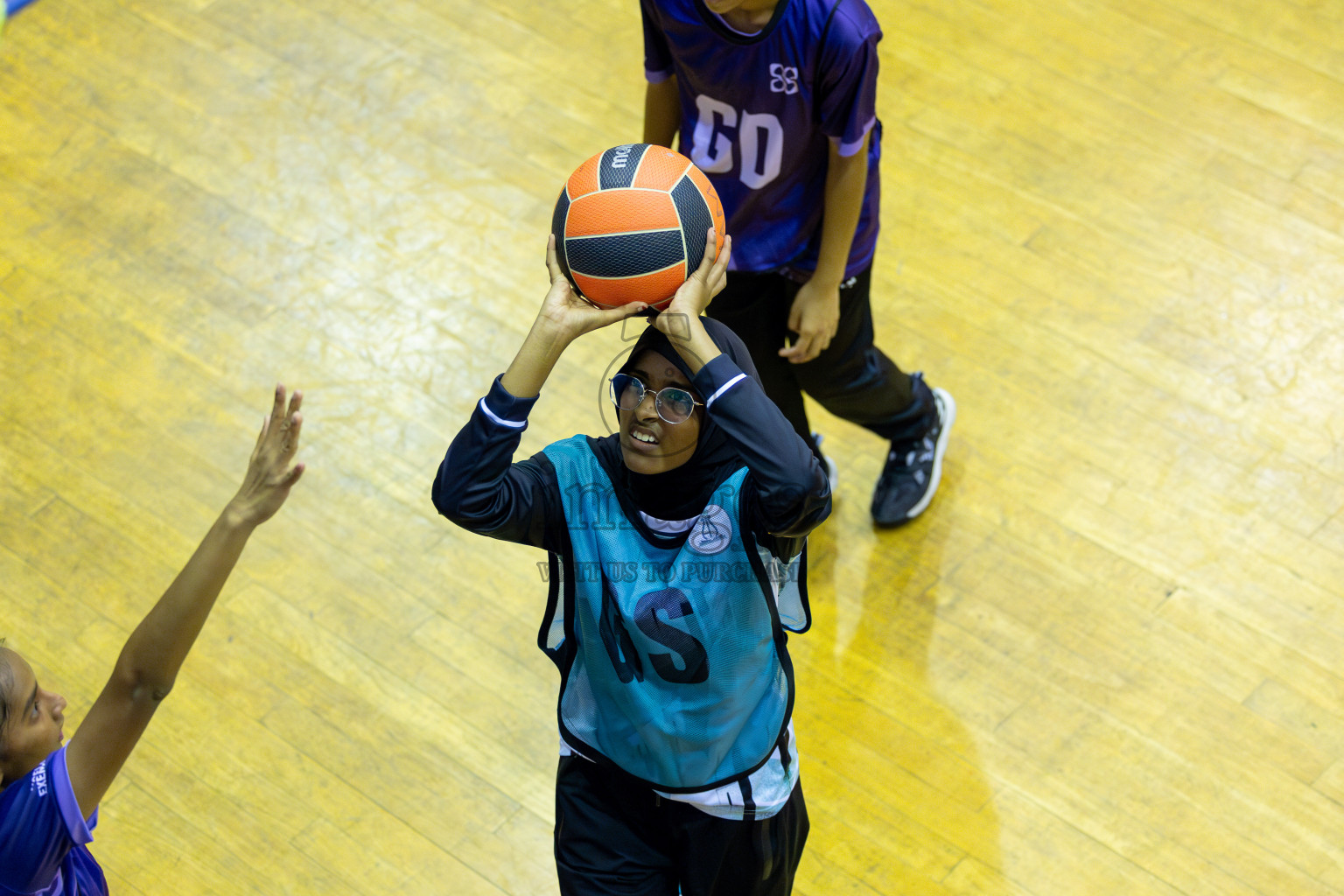 Day 13 of 25th Inter-School Netball Tournament was held in Social Center at Male', Maldives on Saturday, 24th August 2024. Photos: Mohamed Mahfooz Moosa / images.mv