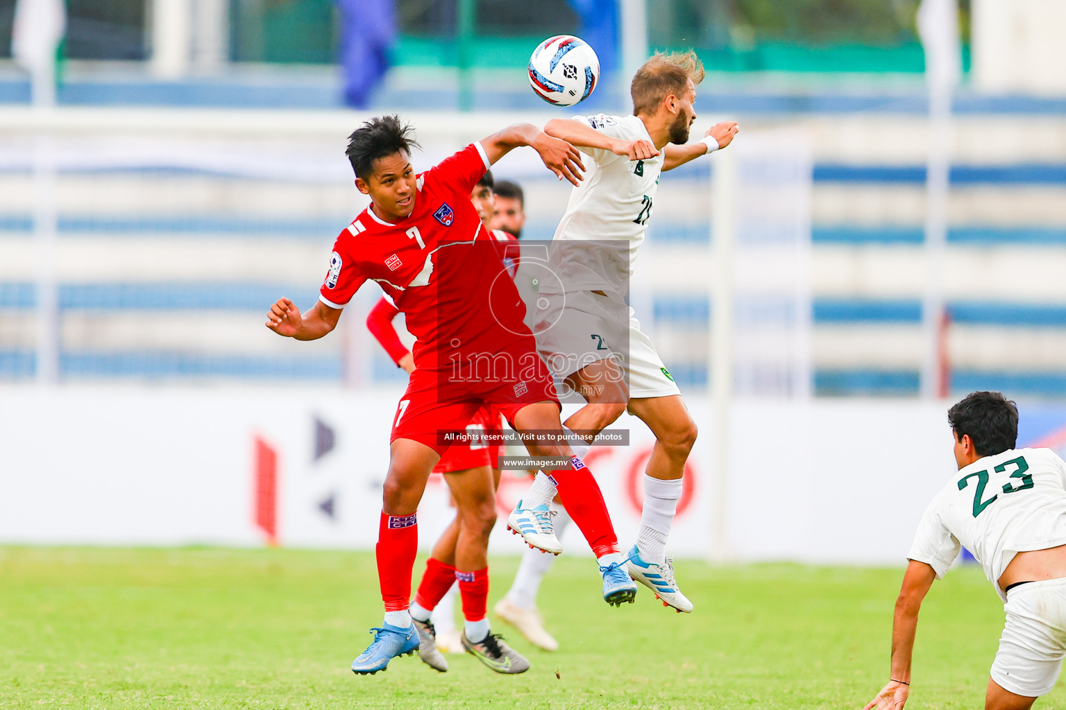 Nepal vs Pakistan in SAFF Championship 2023 held in Sree Kanteerava Stadium, Bengaluru, India, on Tuesday, 27th June 2023. Photos: Nausham Waheed, Hassan Simah / images.mv