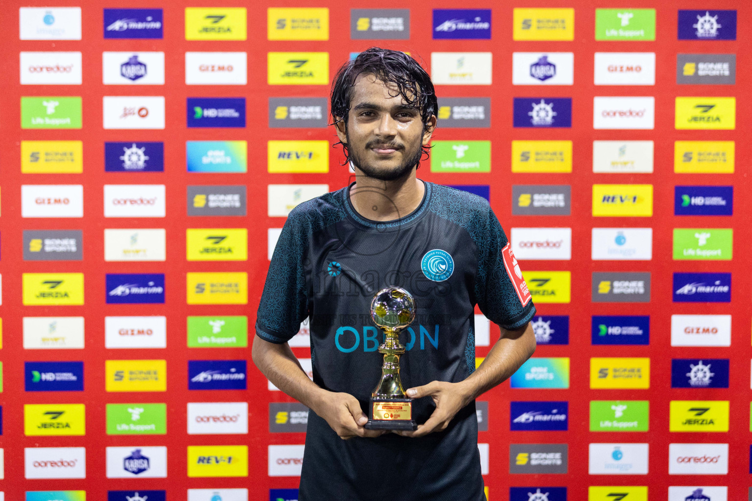 Sh Feydhoo vs Sh Foakaidhoo in Day 16 of Golden Futsal Challenge 2024 was held on Tuesday, 30th January 2024, in Hulhumale', Maldives Photos: Nausham Waheed / images.mv