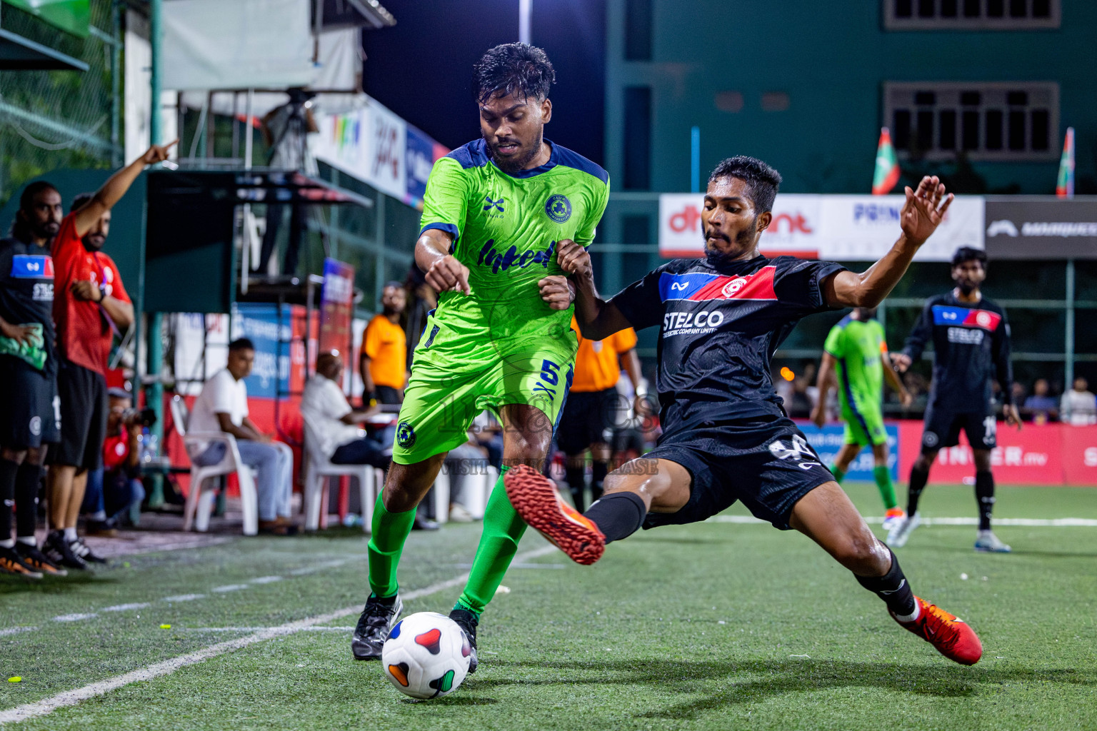 Stelco rc vs Club Immigration in Round of 16 of Club Maldives Cup 2024 held in Rehendi Futsal Ground, Hulhumale', Maldives on Monday, 7th October 2024. Photos: Nausham Waheed / images.mv