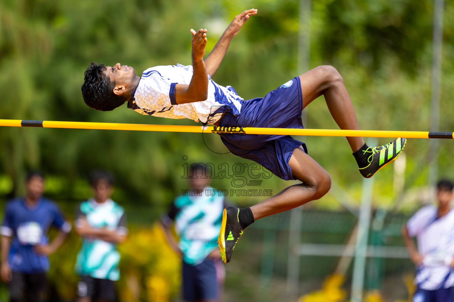 Day 1 of MWSC Interschool Athletics Championships 2024 held in Hulhumale Running Track, Hulhumale, Maldives on Saturday, 9th November 2024. 
Photos by: Ismail Thoriq / images.mv