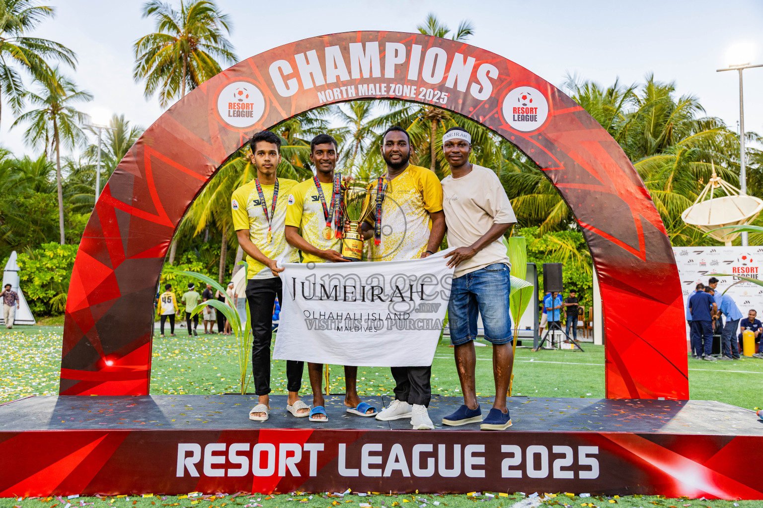 Jumeirah vs Varu in Final of Resort League 2025 (North Male Zone) was held on Saturday, 27th September 2025 in One And Only Reethi Rah Maldives Resort, Photos: Areef Adam / images.mv