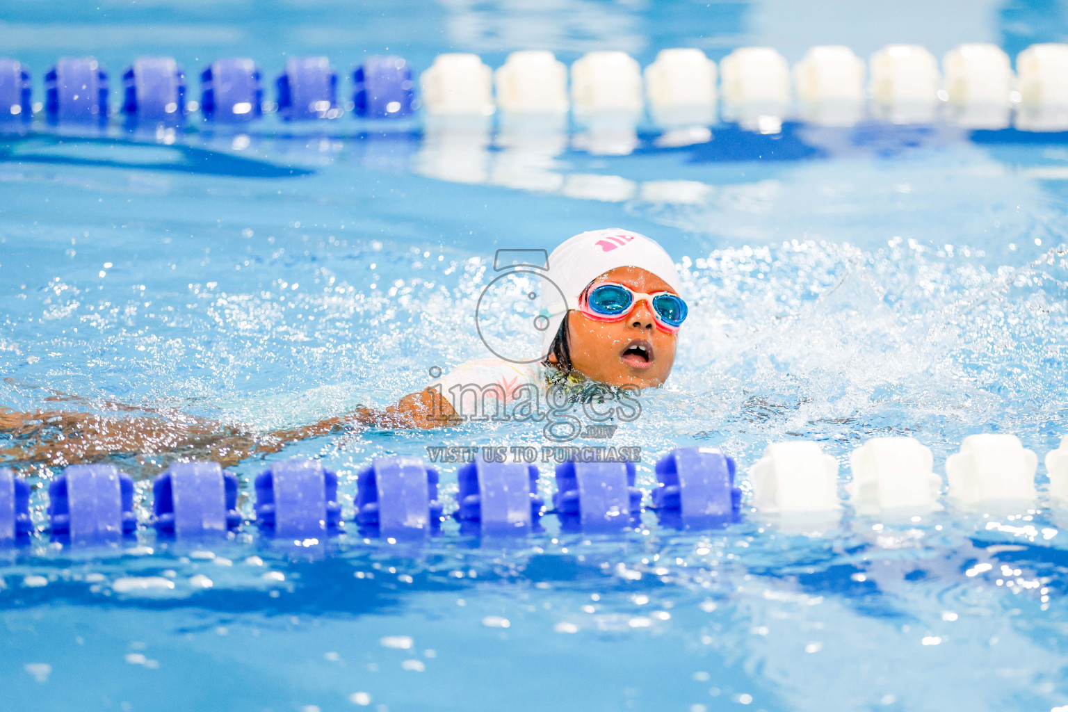 Day 1 of BML 6th National Kids Swimming Kids Festival 2025 held in Hulhumale', Maldives on Monday, 3rd November 2024. Photos: Hassan Simah / images.mv