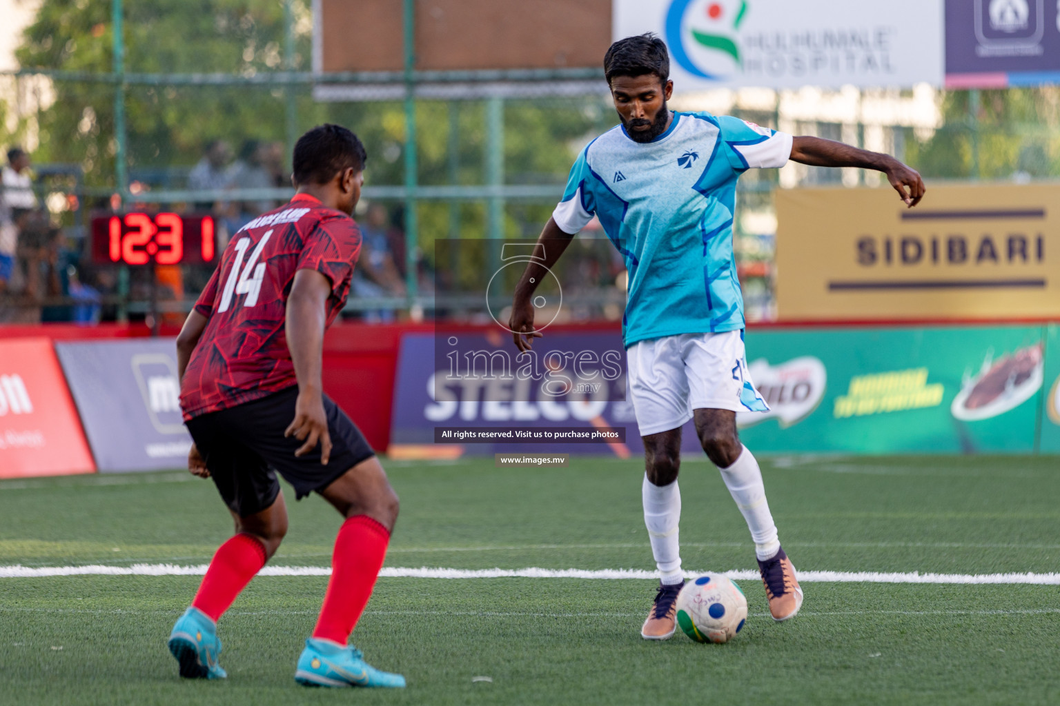 MACL vs Police Club in Club Maldives Cup 2023 held in Hulhumale, Maldives, on Saturday, 22nd July 2023. Photos: Hassan Simah / images.mv