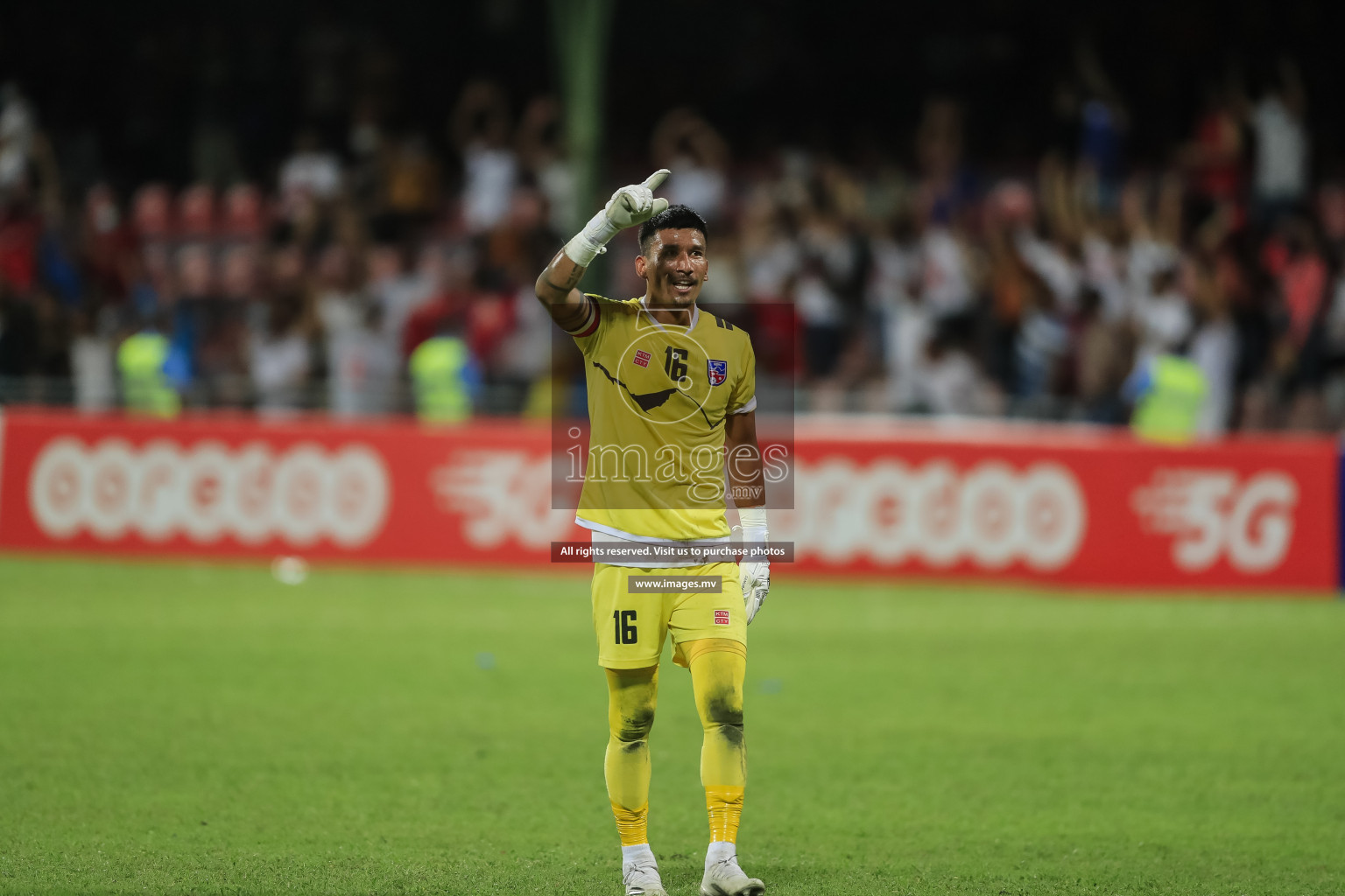 Nepal vs Sri Lanka in SAFF Championship 2021 held on 4th October 2021 in Galolhu National Stadium, Male', Maldives