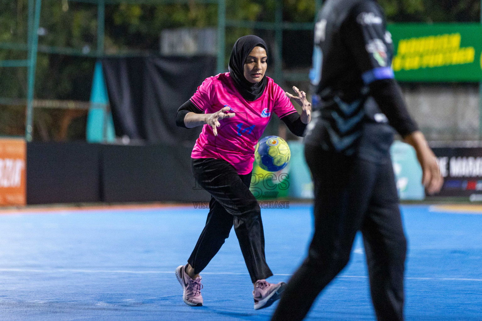 Day 18 of 10th National Handball Tournament 2023, held in Handball ground, Male', Maldives on Sunday, 17th December 2023 Photos: Nausham Waheed/ Images.mv