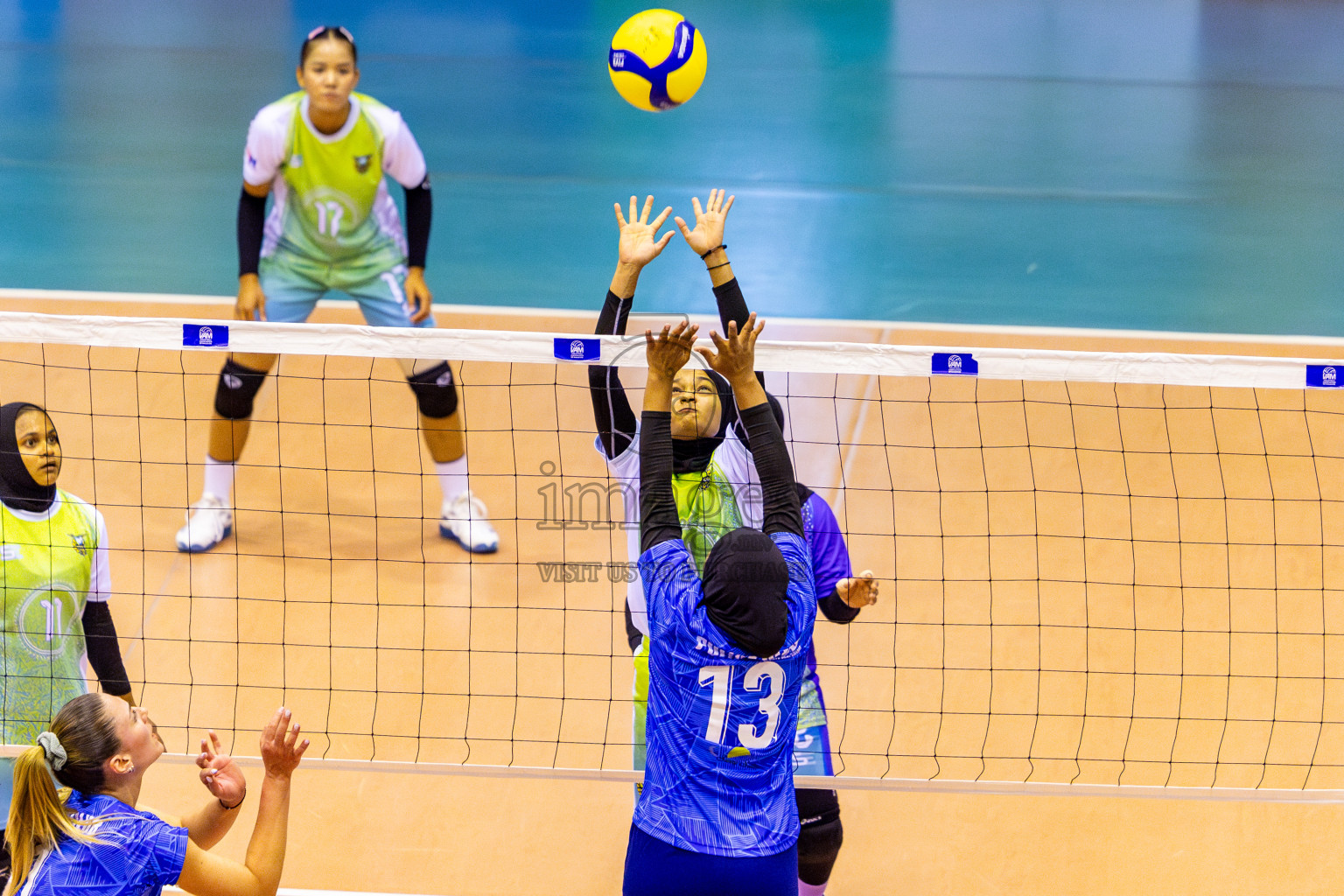 Police Club vs Club Wamco in the Final of Women's Division of VAM Cup 2025 held in Male', Maldives on Thursdsay, 17th April 2025 at Social Center Indoor Hall Photos By: Nausham Waheed / images.mv