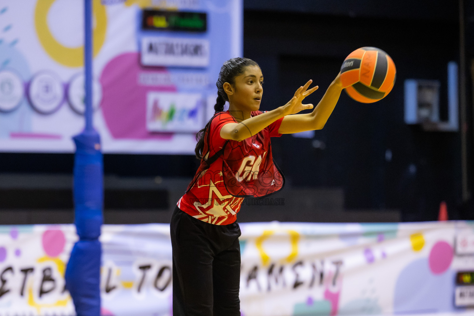 Day 14 of 25th Inter-School Netball Tournament was held in Social Center at Male', Maldives on Sunday, 25th August 2024. Photos: Hasni / images.mv