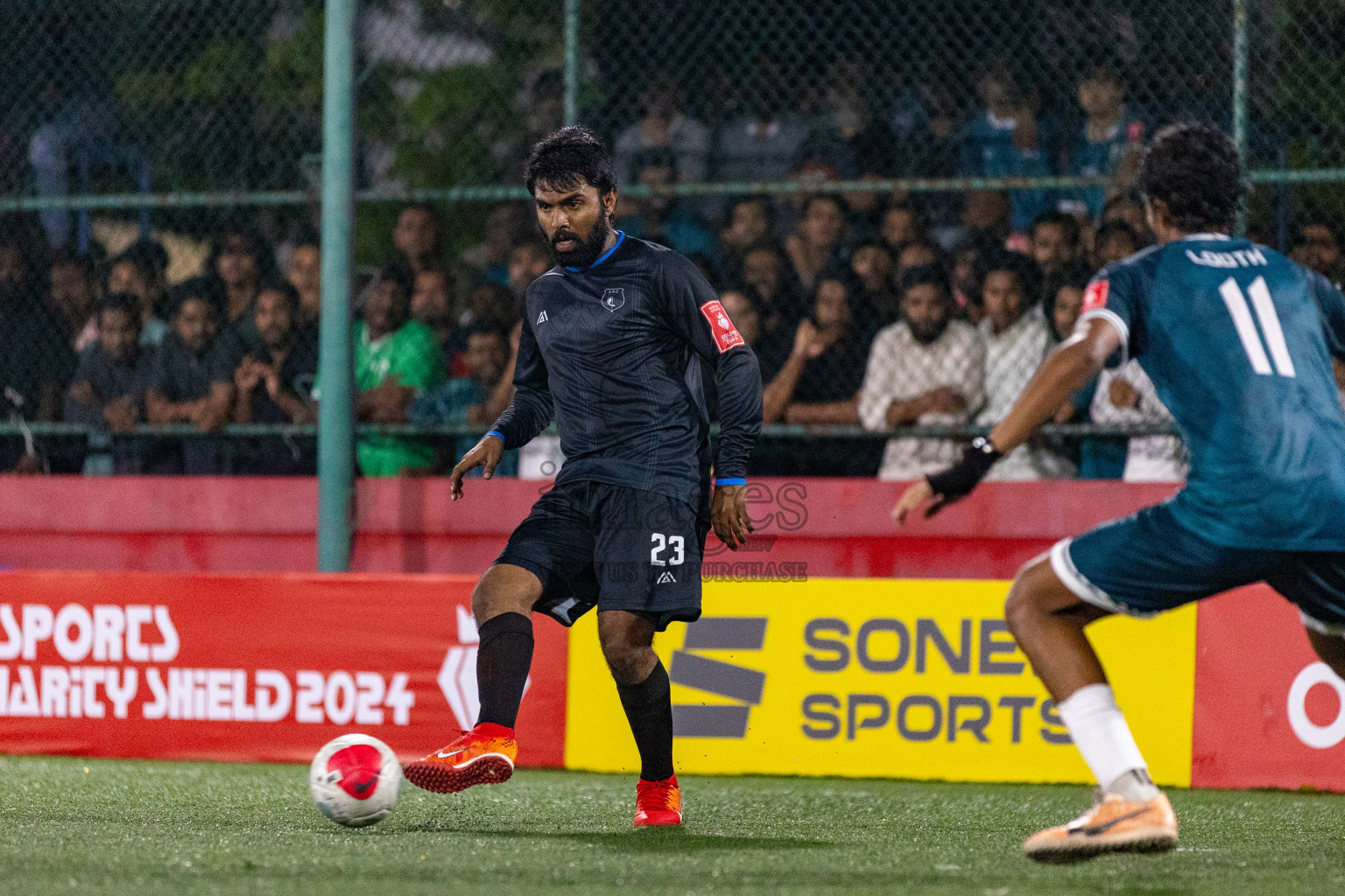 R Dhuvaafaru vs R Alifushi in Golden Futsal Challenge 2024 was held on Tuesday, 16th January 2024, in Hulhumale', Maldives
Photos: Ismail Thoriq / images.mv