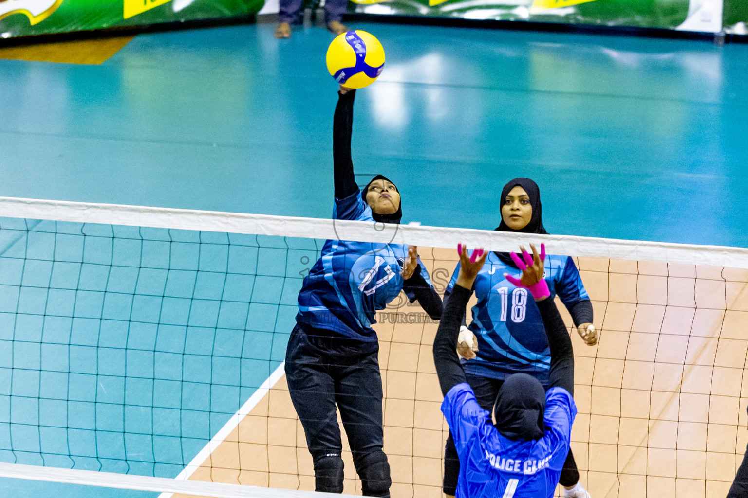 Day 3 of Women's Division of Milo VAM Cup 2024 held in Male', Maldives on Wednesday, 10th July 2024 at Social Center Indoor Hall Photos By: Nausham Waheed / images.mv